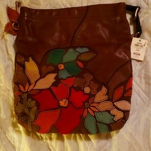 NWT. Fossil satchel